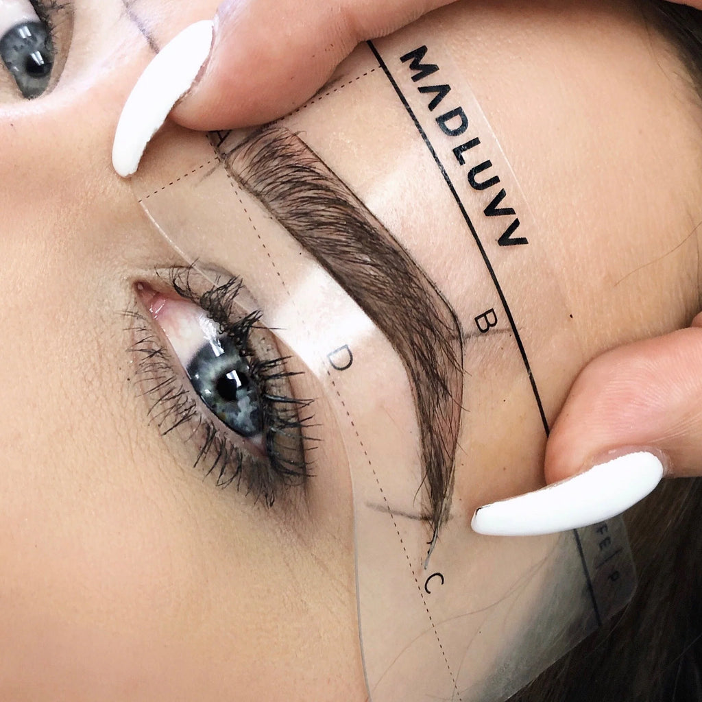 Madluvv Original 6 Stencil Eyebrow Shaping Set