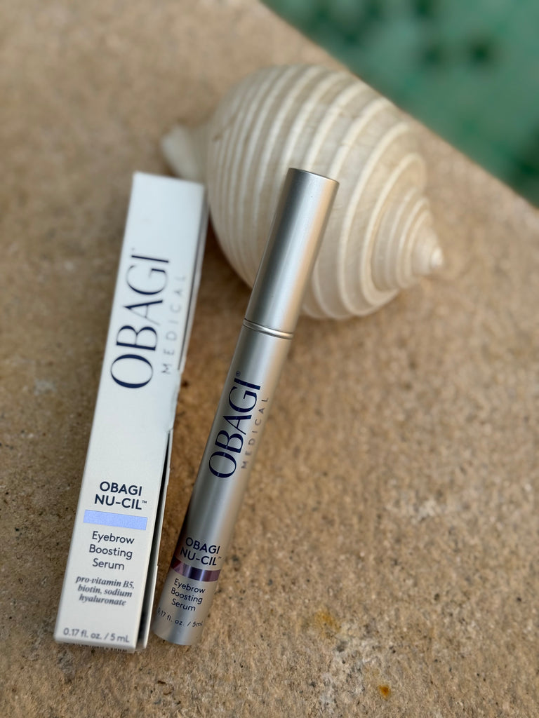Obagi Nu-Cil Eyebrow Enhancing Serum tube and packaging